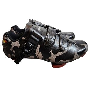 Speed Black Camo Cycling Shoes Unisex‎ Size EU 39 New